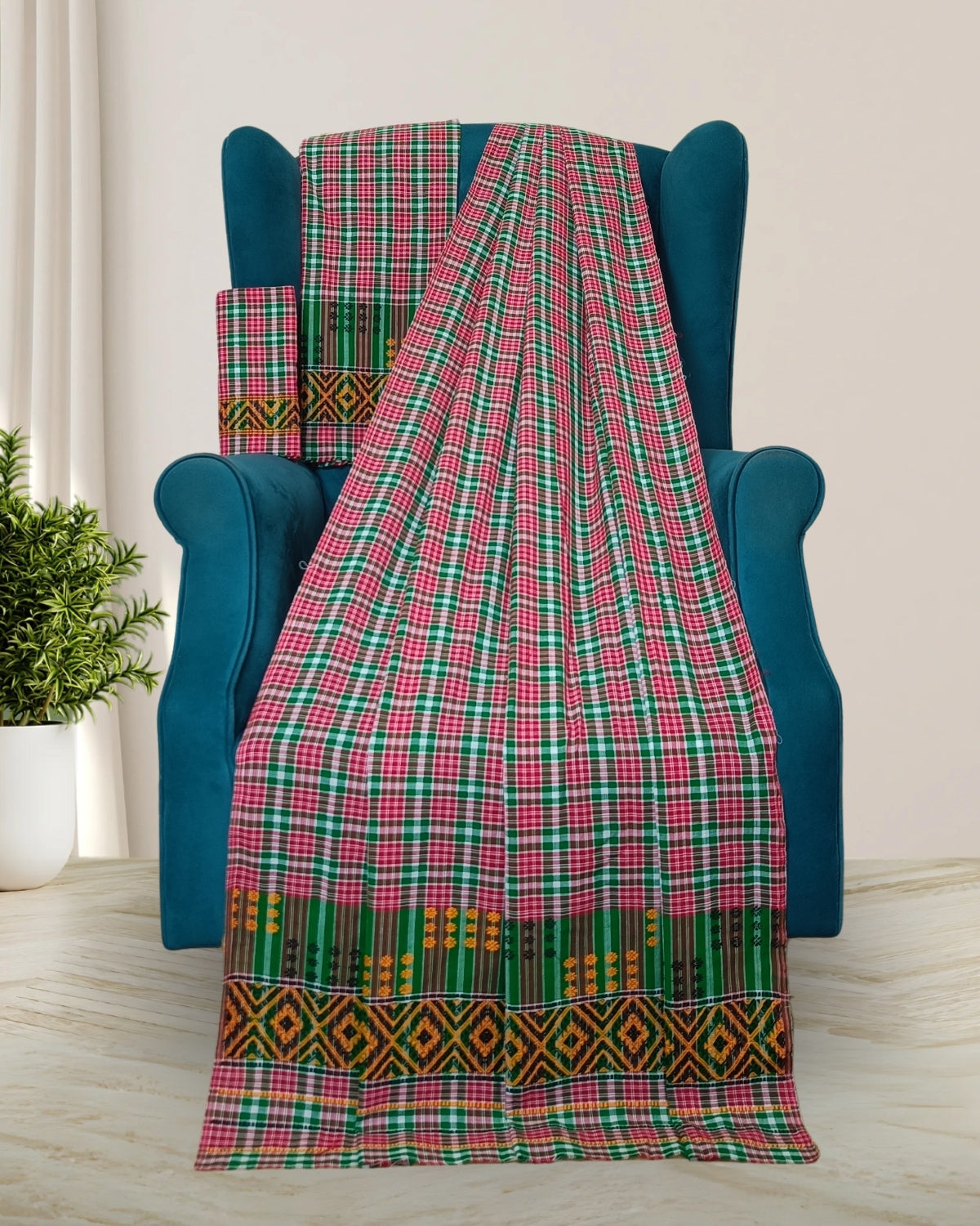 Pajok design Mising mekhela sador