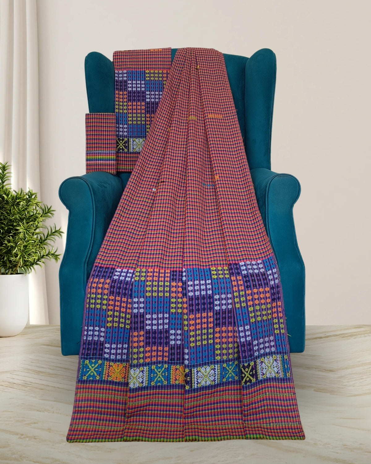 Pajok design Mising mekhela sador