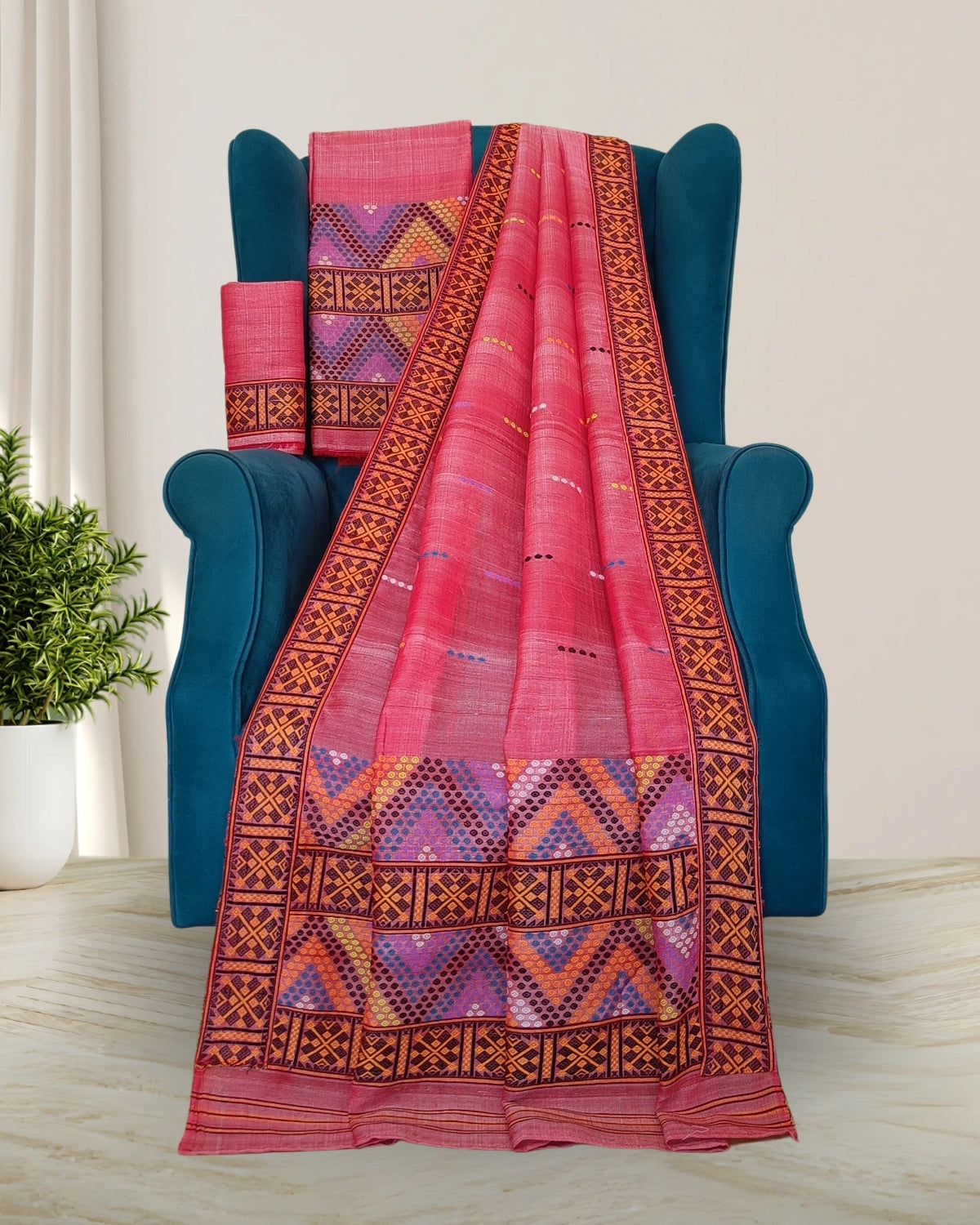 Semi nuni Mising mekhela sador