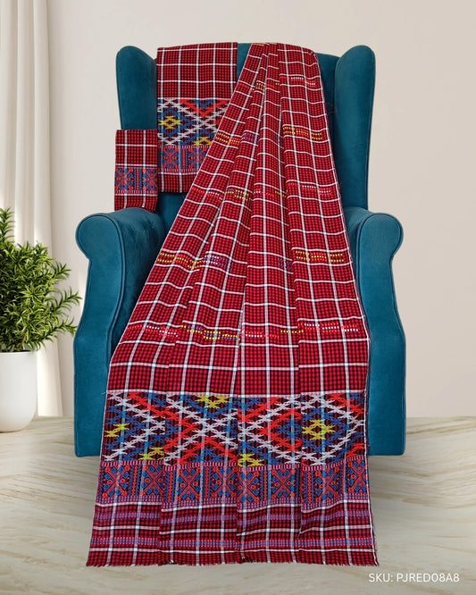 Pajok design Mising mekhela sador
