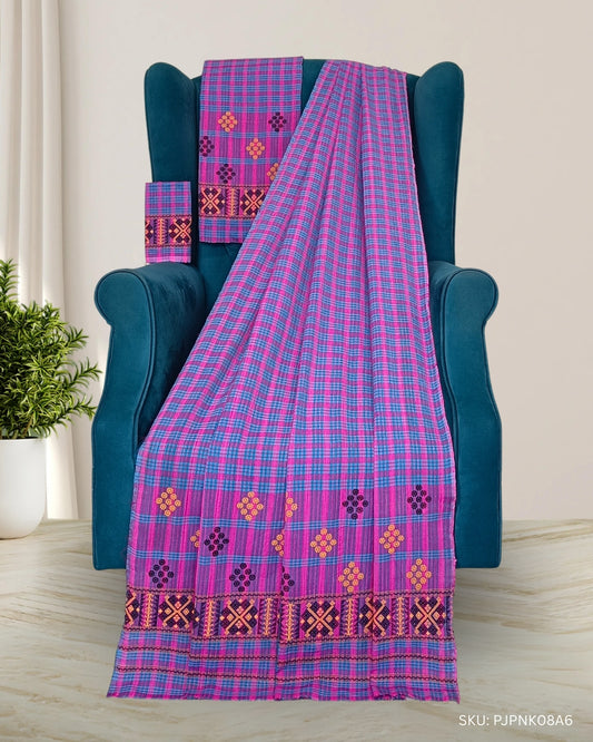 Pajok design Mising mekhela sador