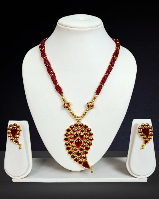 Red leaf dugdugi set