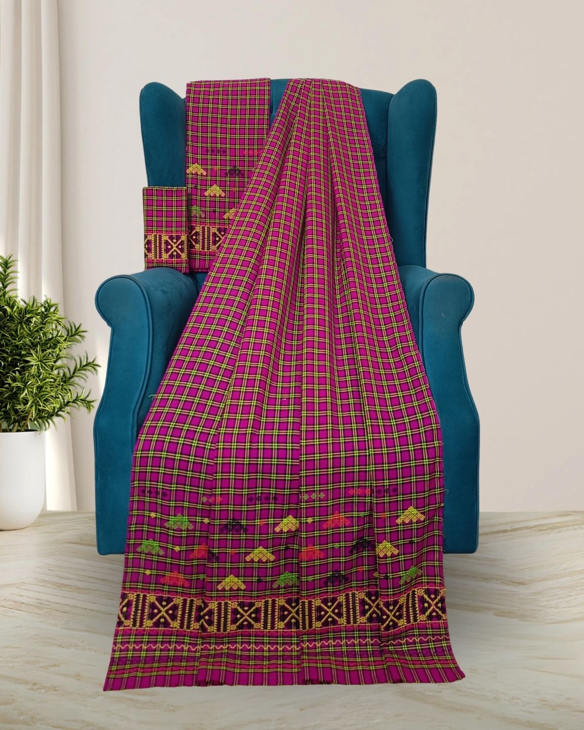 Pajok design Mising mekhela sador