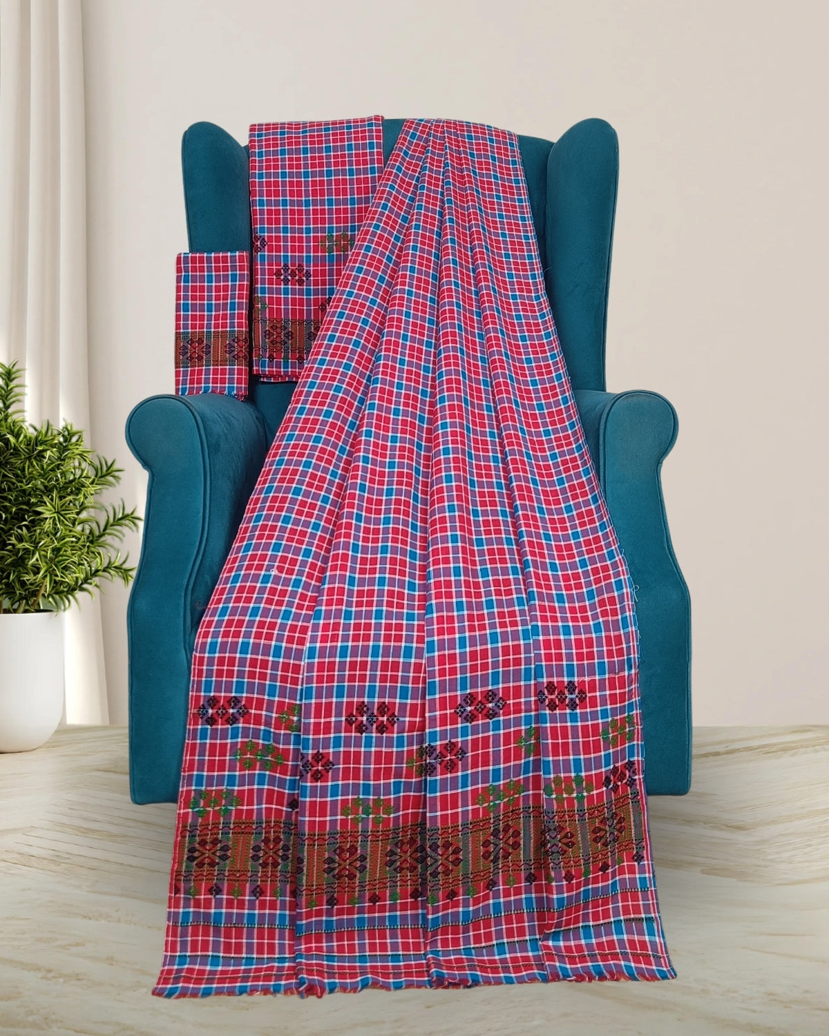 Pajok design Mising mekhela sador