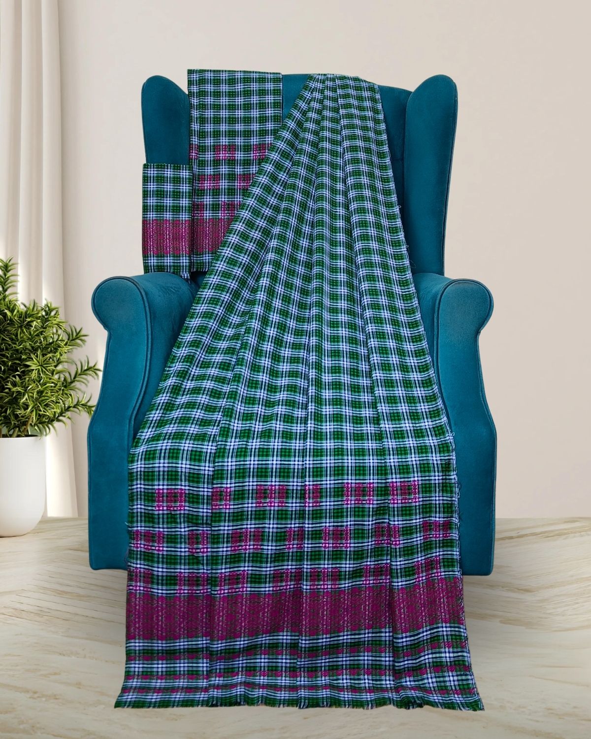 Pajok design Mising mekhela sador