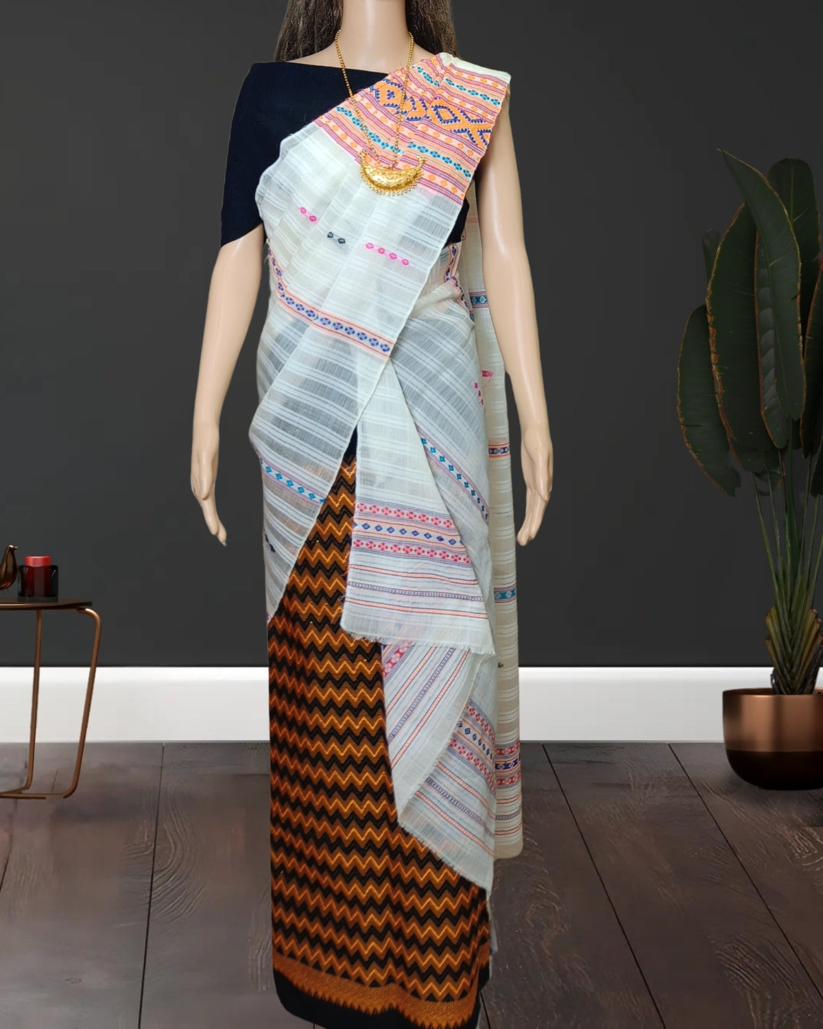 Gero design semi nuni single sador - White