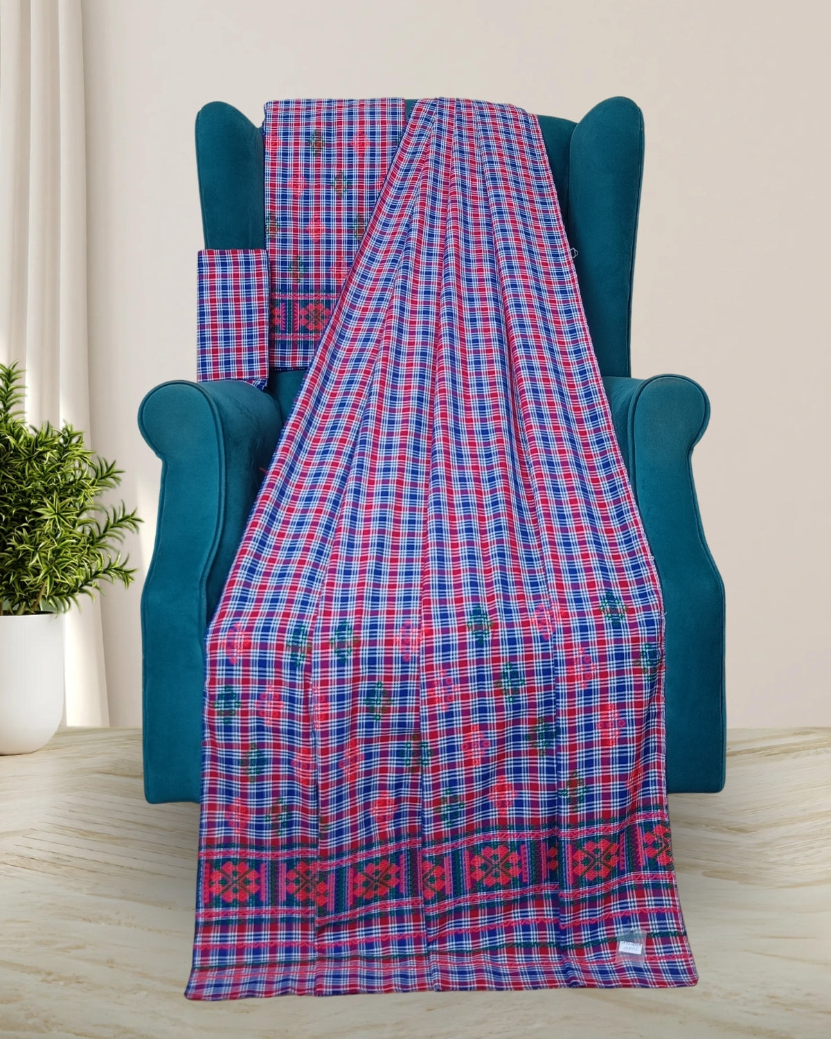 Pajok design Mising mekhela sador