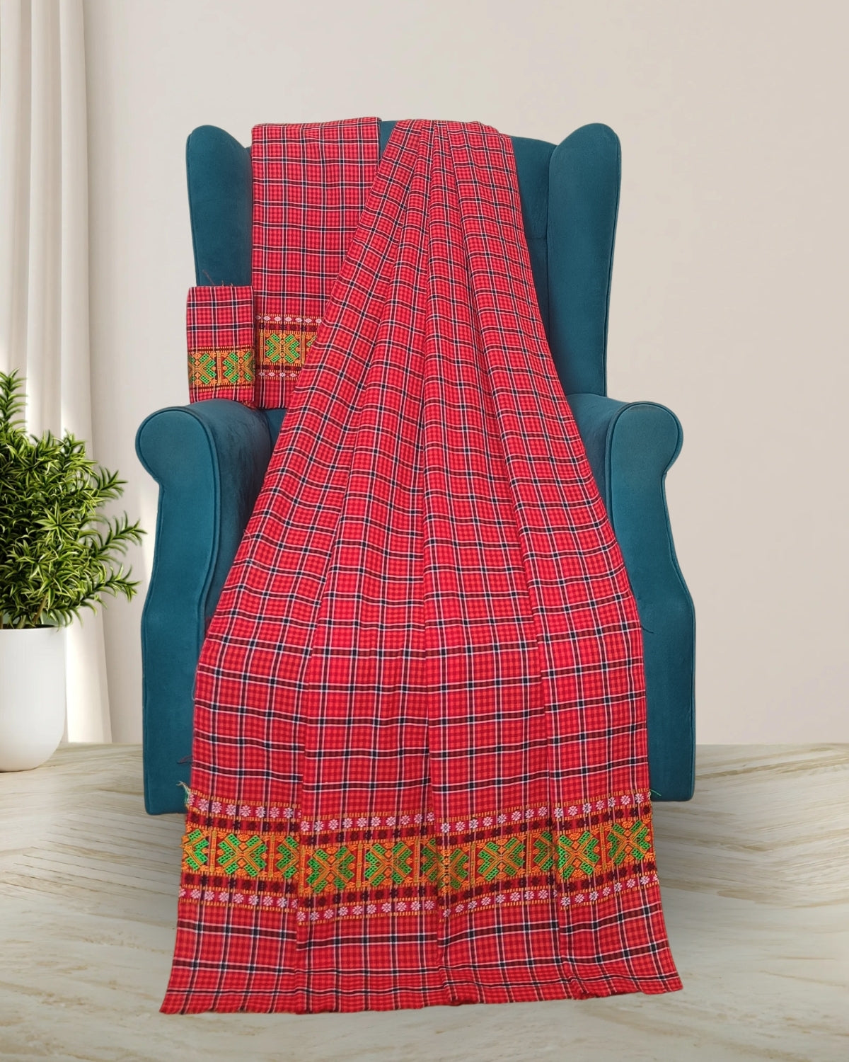Pajok design Mising mekhela sador