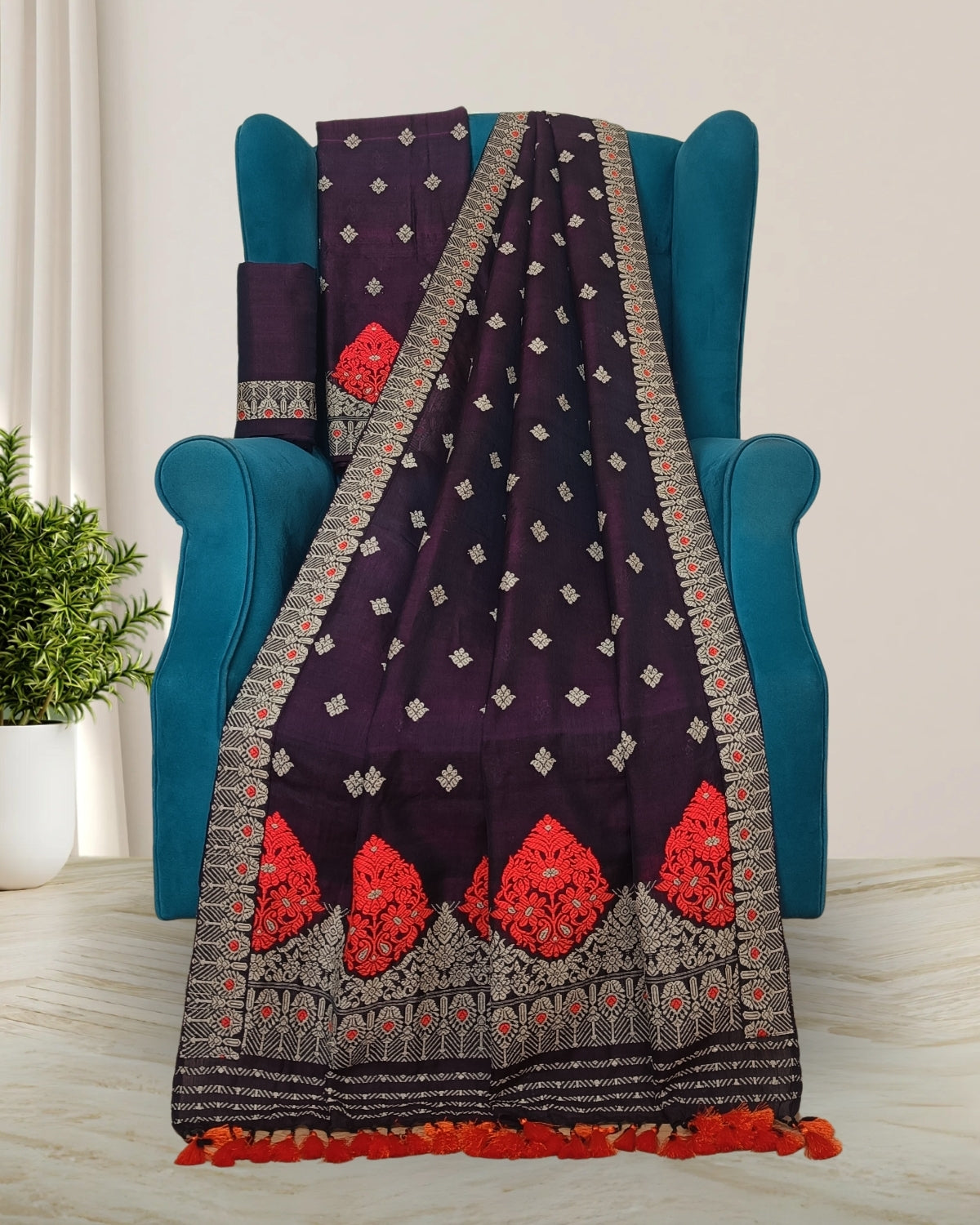 Kesapaat cotton mekhela sador