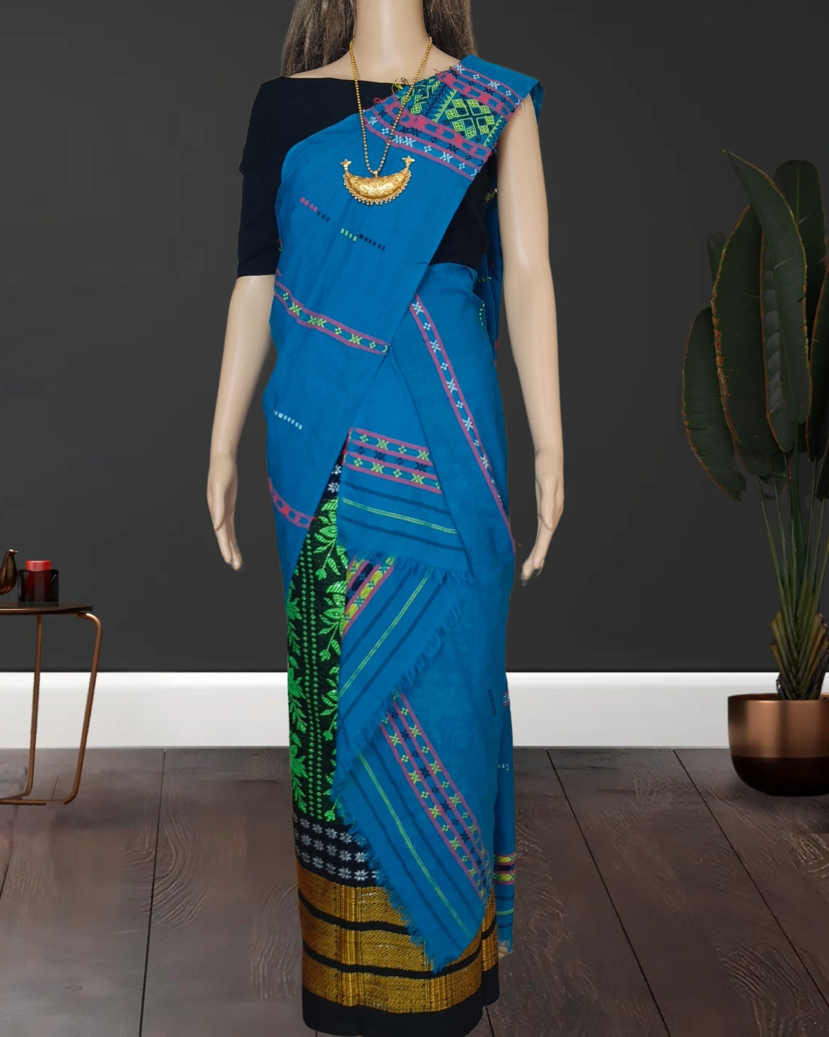 Gero design padmini cotton single sador 