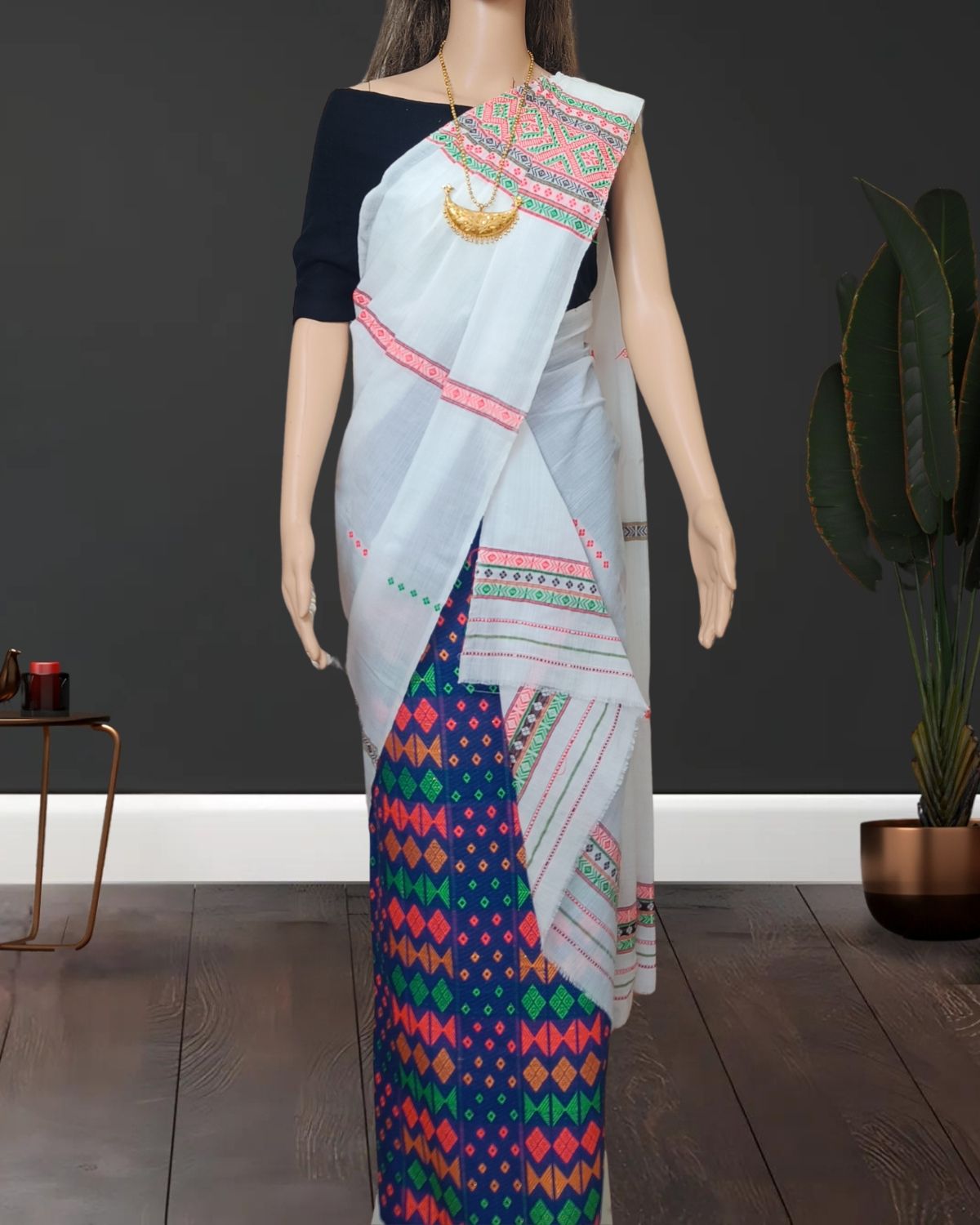 Gero design padmini cotton single sador