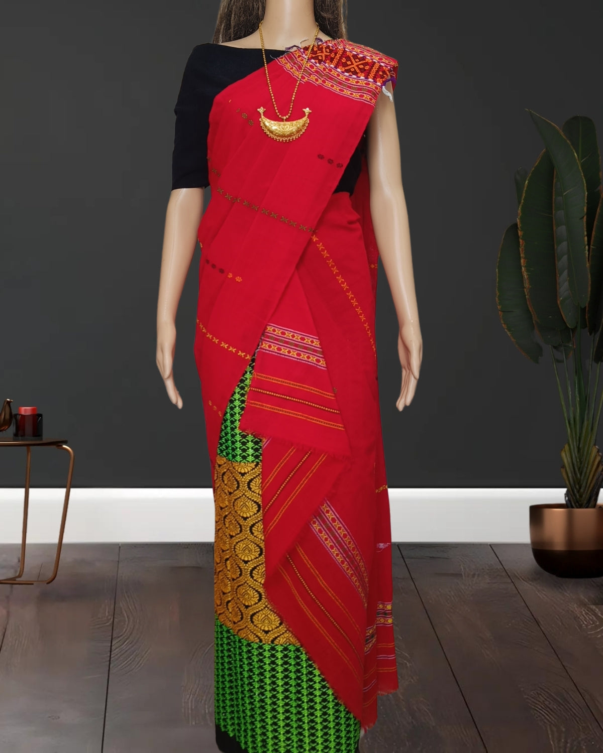 Gero design padmini cotton single sador