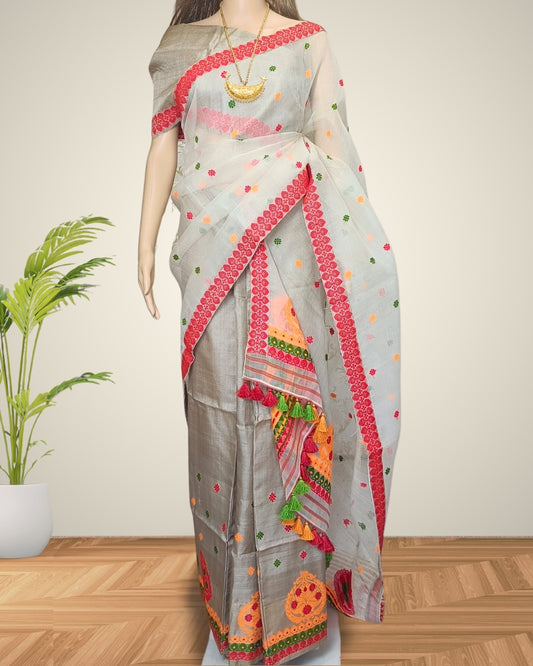 Pure nuni sador with toss mekhela