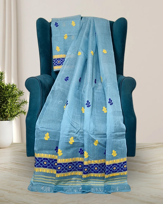 Nuni cotton mekhela sador