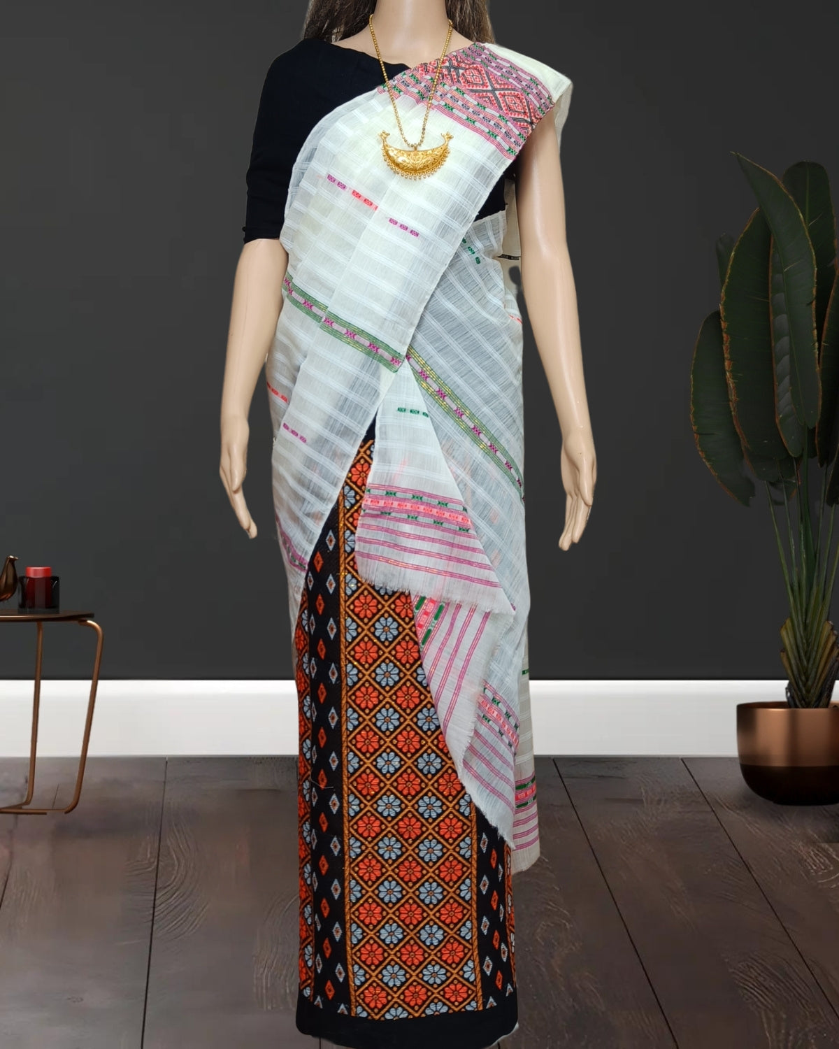 Gero design semi nuni single sador - White