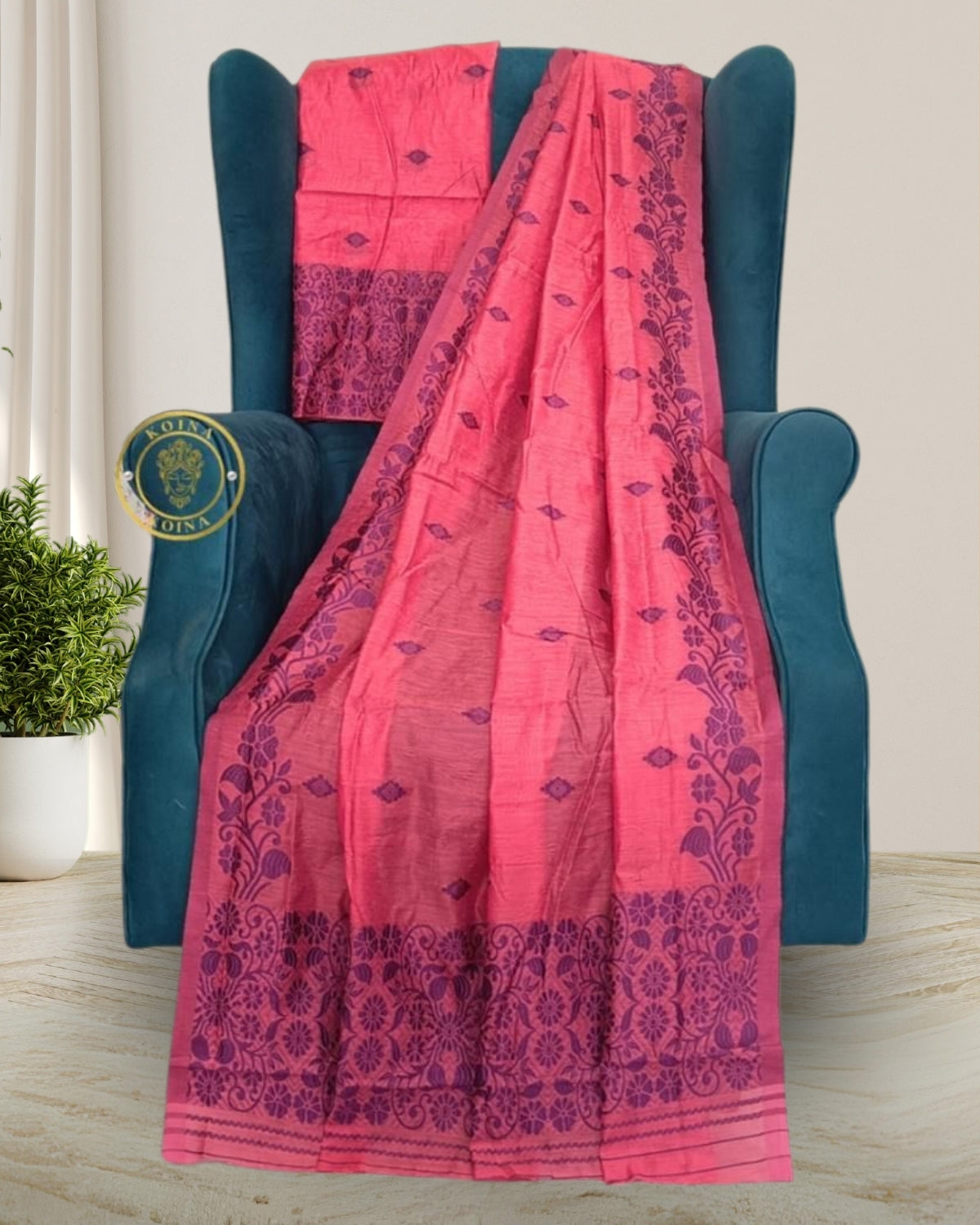AC cotton mekhela sador