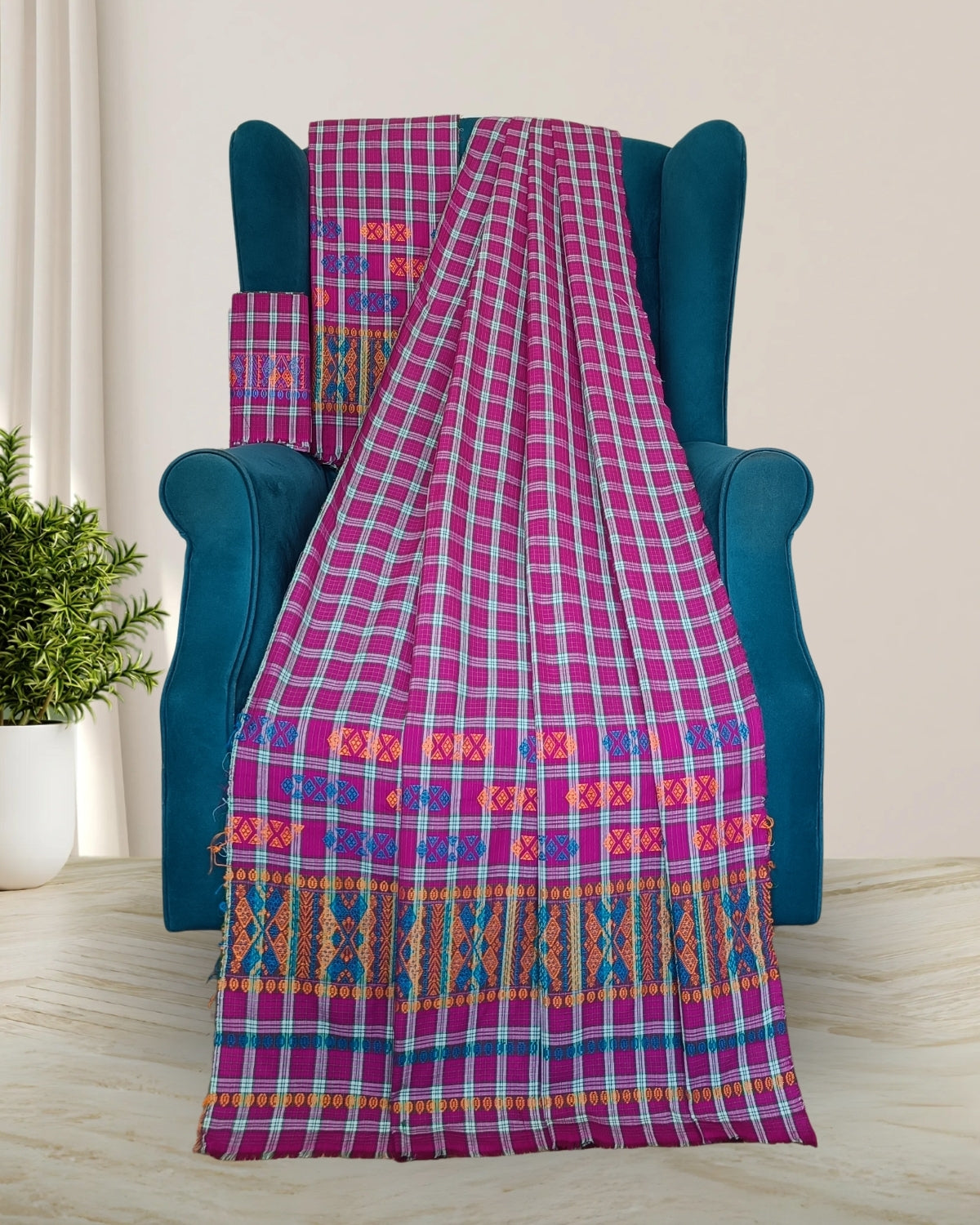 Pajok design Mising mekhela sador