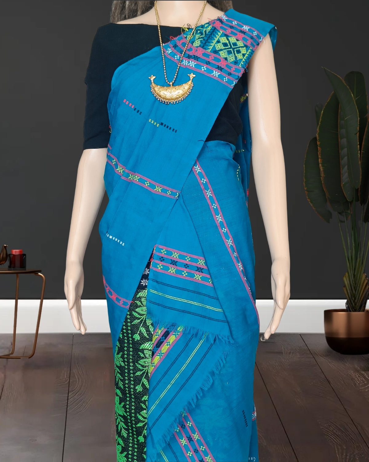 Gero design padmini cotton single sador