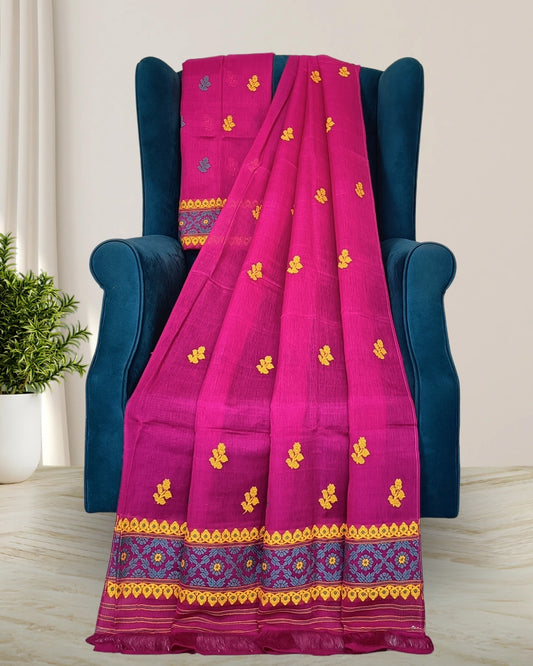 Nuni cotton mekhela sador