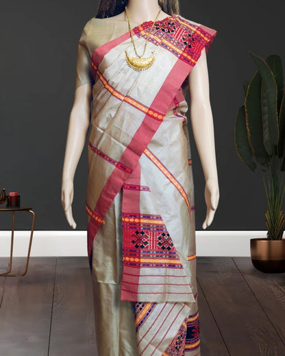 Gero design pure tussar silk single sador