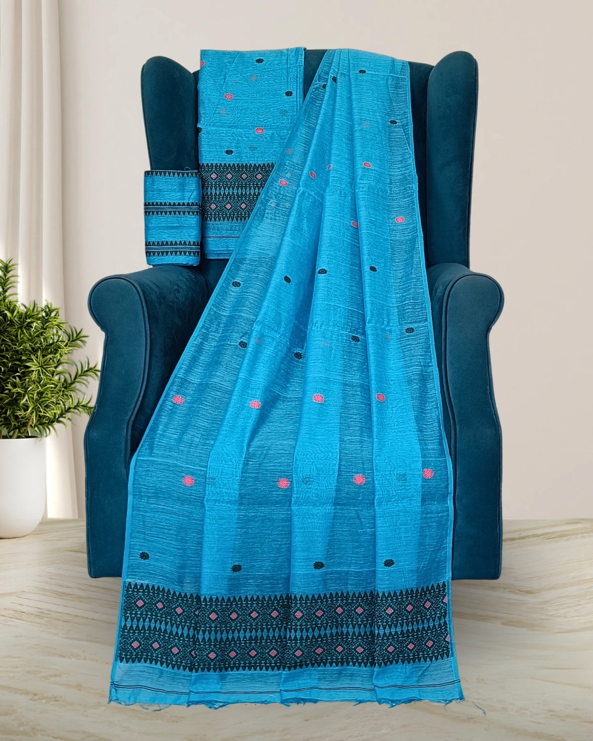 Viscose cotton mekhela sador