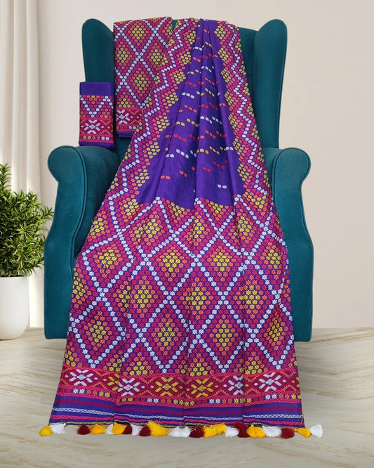 Purple padmini x Assam paat  mising mekhela sador