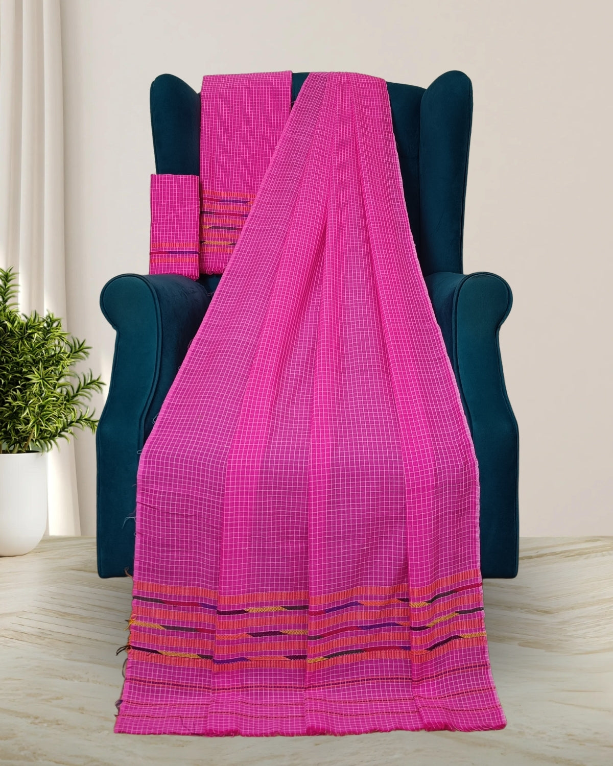 Pajok design Mising mekhela sador