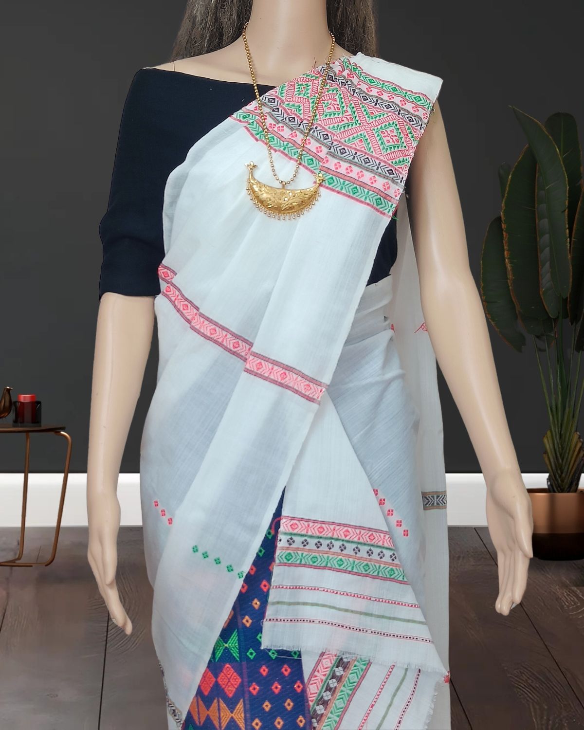 Gero design padmini cotton single sador
