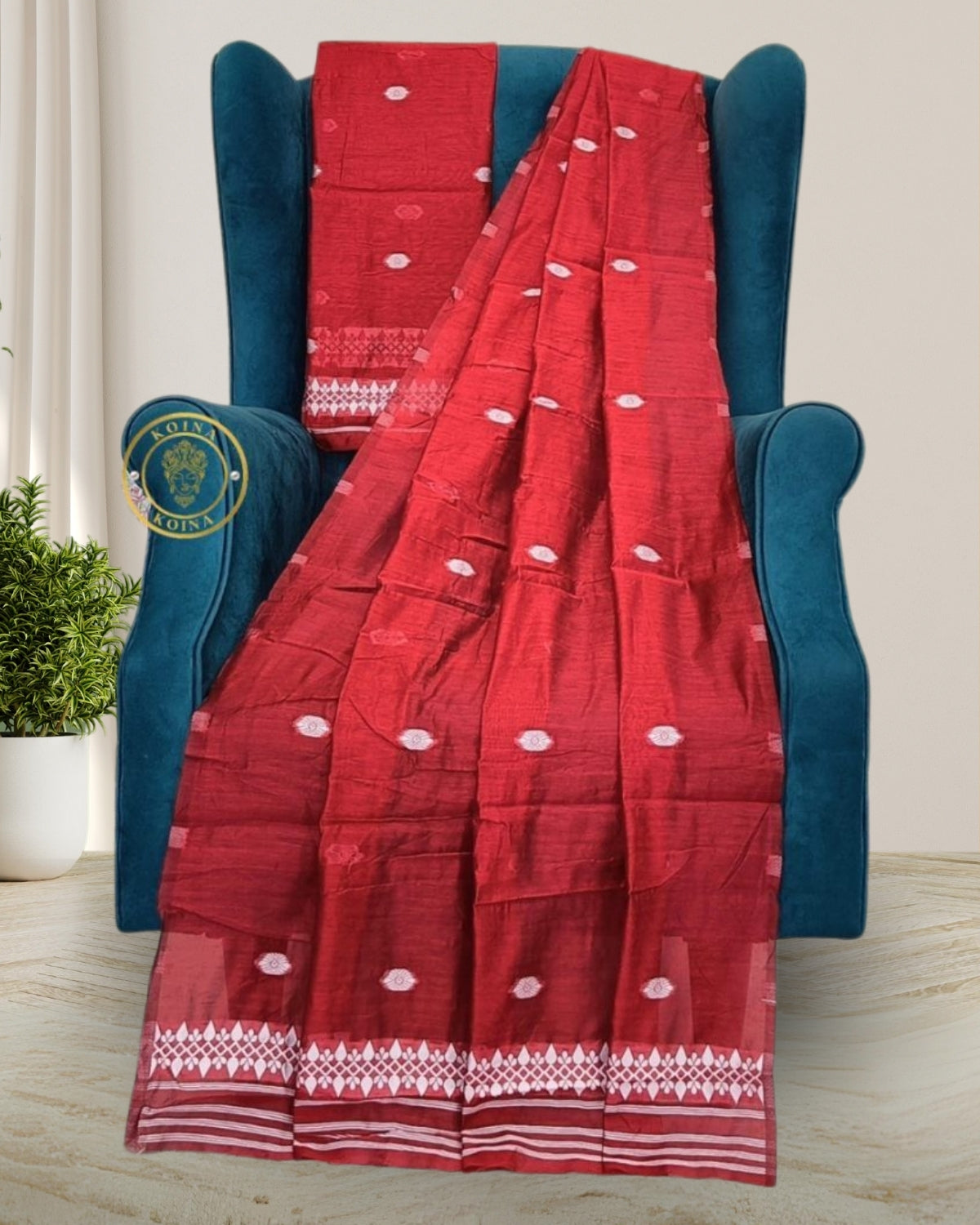 AC cotton mekhela sador