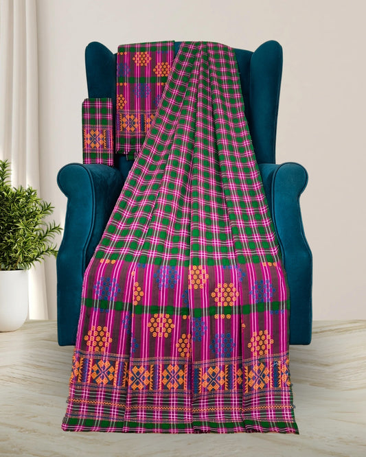 Pajok design Mising mekhela sador