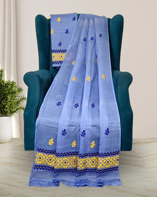 Nuni cotton mekhela sador