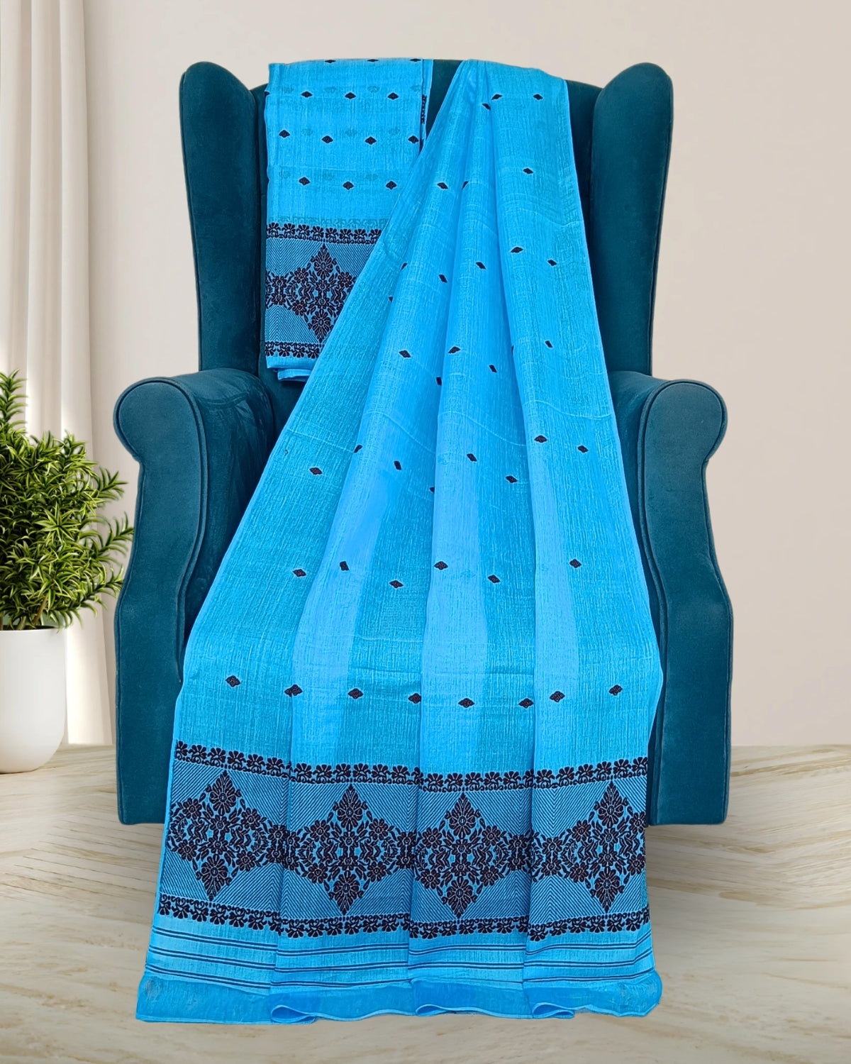 Nuni cotton mekhela sador