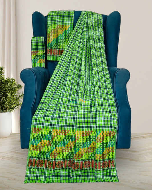 Pajok design padmini cotton Mising mekhela chadar
