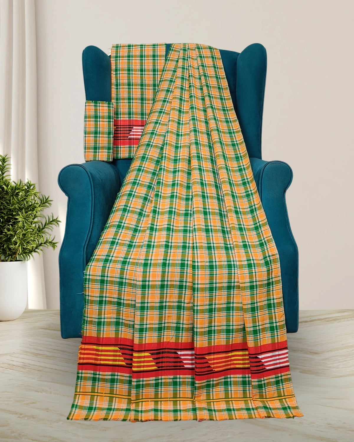 Pajok design Mising mekhela sador
