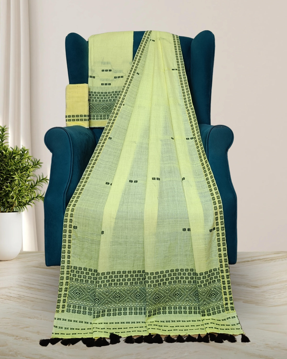 Pure cotton mekhela sador