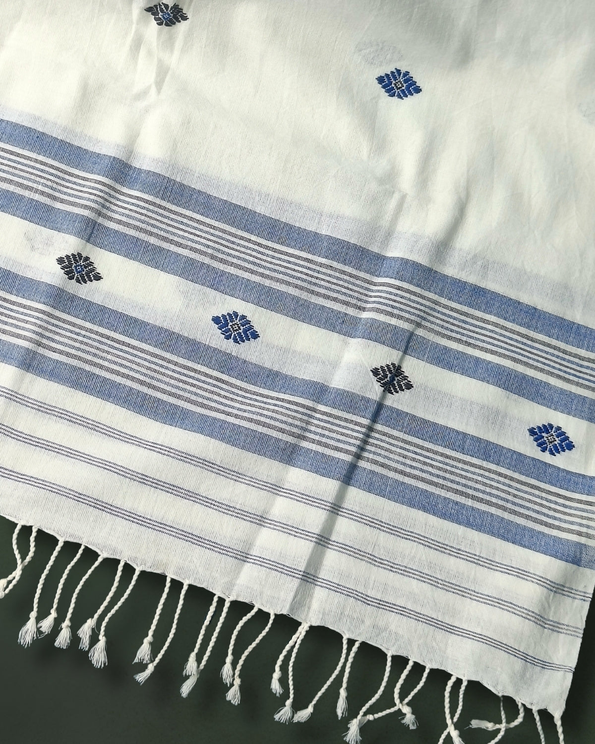 Cotton stole - White
