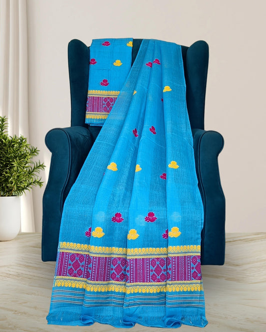 Nuni cotton mekhela sador
