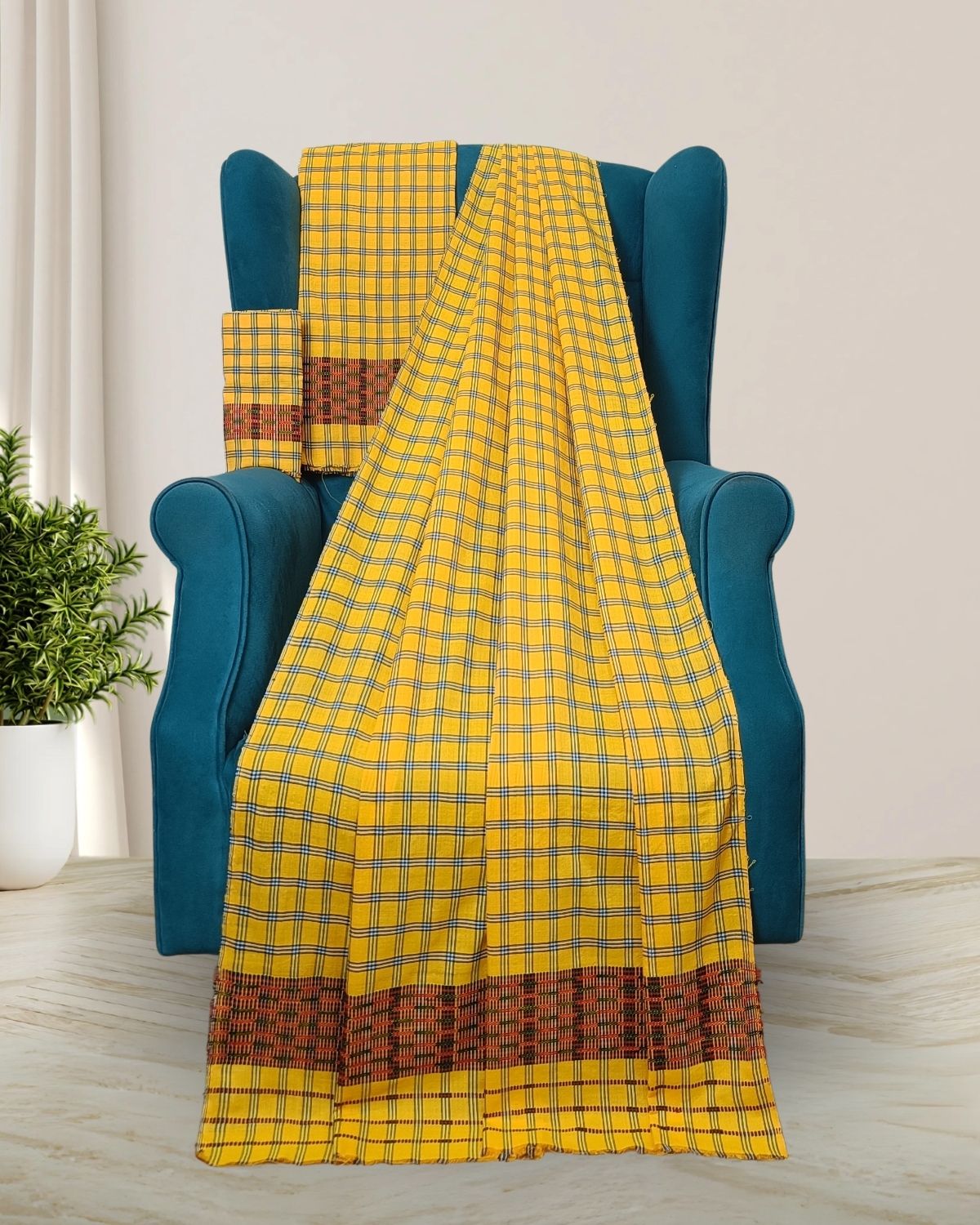 Pajok design Mising mekhela sador