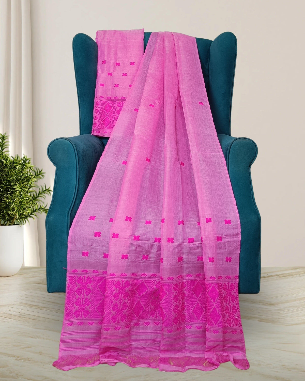 Nuni cotton mekhela sador