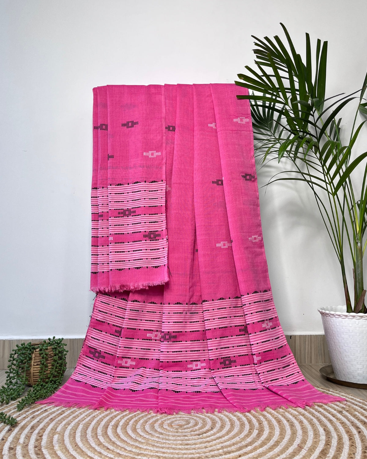 Mercerised cotton mekhela sador
