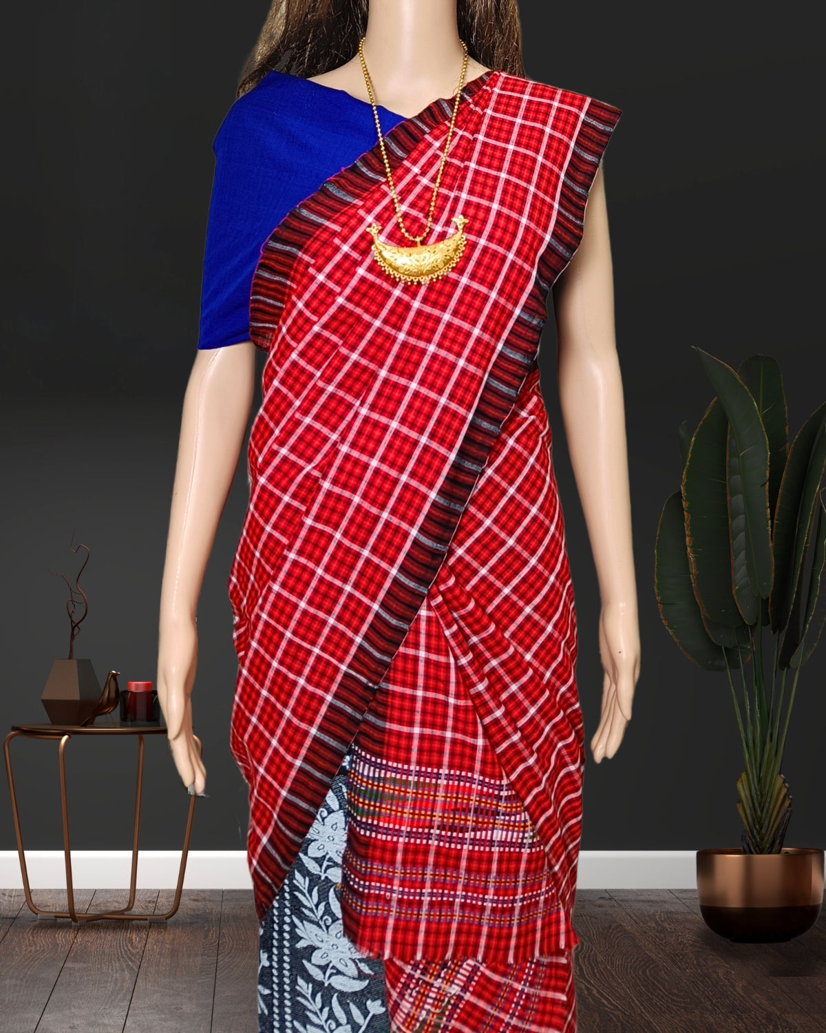 Mising pajok design sador red