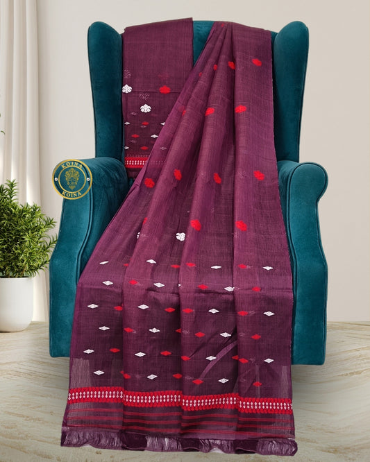 Nuni Cotton Mekhela Chadar