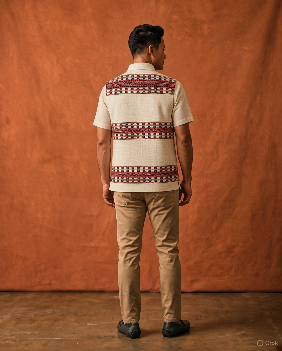 Eri cotton Mibu galuk - Mising tribal waist coat