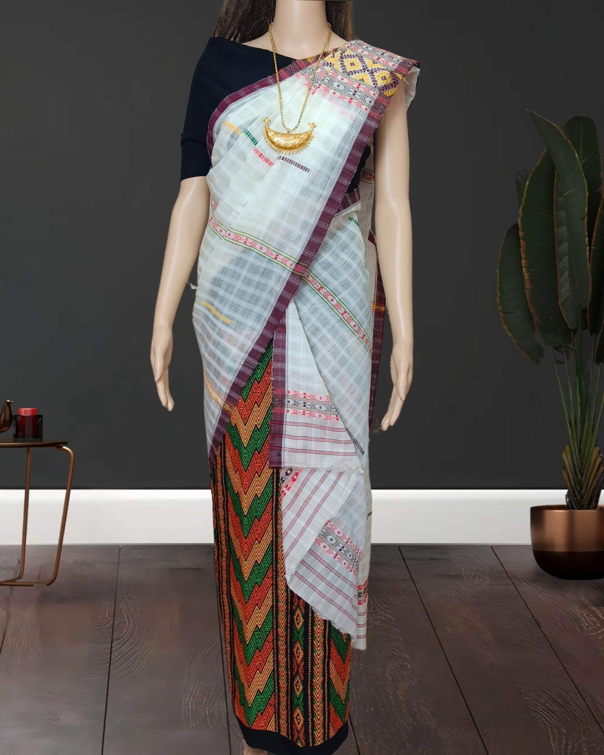 Gero design semi nuni single sador - White